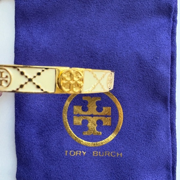 Tory Burch Gold Bangle Bracelet - Picture 6 of 8